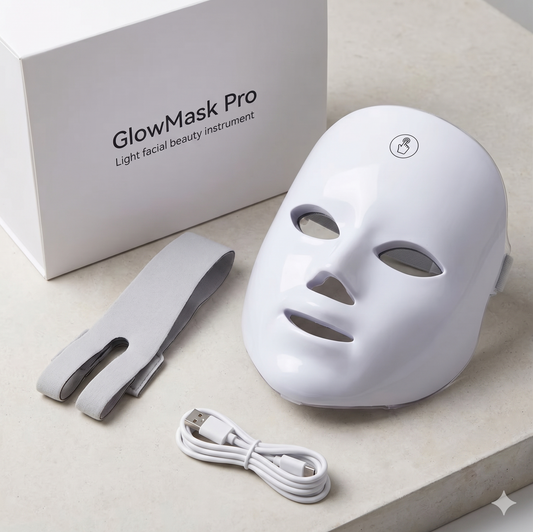 GlowMask™ Pro | Maschera Viso Professionale a Fotobiomodulazione LED 7-in-1