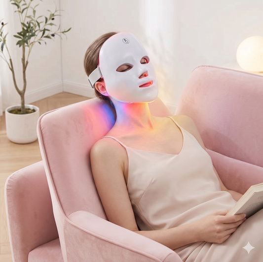 GlowMask™ Pro | Maschera Viso Professionale a Fotobiomodulazione LED 7-in-1
